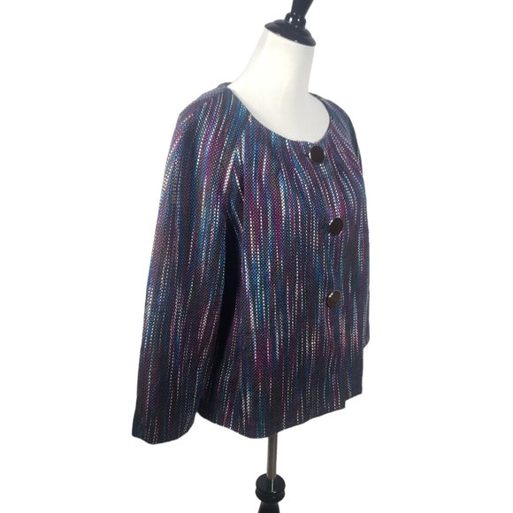 Harve Bernard Women's sz X-Large Multicolor Jacket - Gently Used - Picture 6 of 8